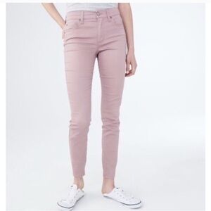Women’s Aeropostale Soft Dusty Rose Blush Pink High Waisted Jegging 4 Reg